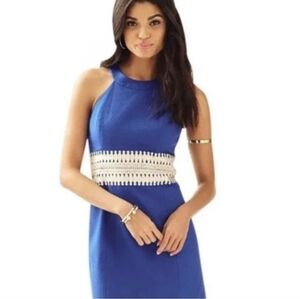 Lilly Pulitzer Ashlyn Shift Dress In Bomber Blue Size 0